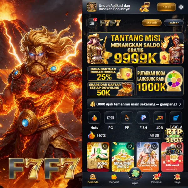 F7F7 2026 Slot Gacor RTP Tinggi